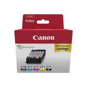 Canon Canon | 570/CLI-571 PGBK/BK/C/M/Y Multi Pack | Black | Yellow | Cyan | Magenta | Pigmented black | Ink tank